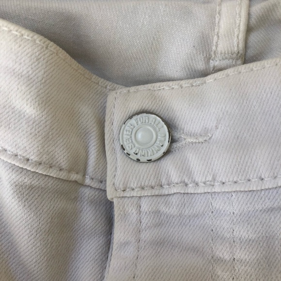 7 for All Mankind Roxanne White Skinny Jeans - Picture 5 of 7